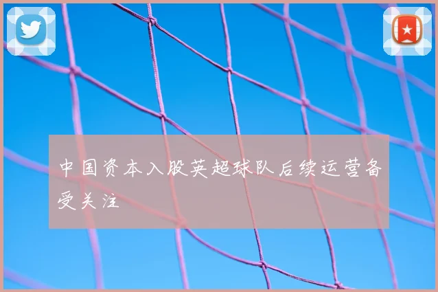 中国资本入股英超球队后续运营备受关注