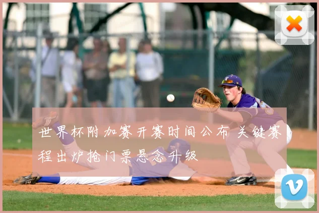 世界杯附加赛开赛时间公布 关键赛程出炉抢门票悬念升级